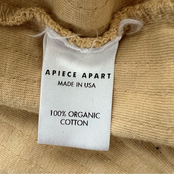 Apiece Apart Olimpio Sweatshirt Dijon Yellow Size S - Picture 8 of 9